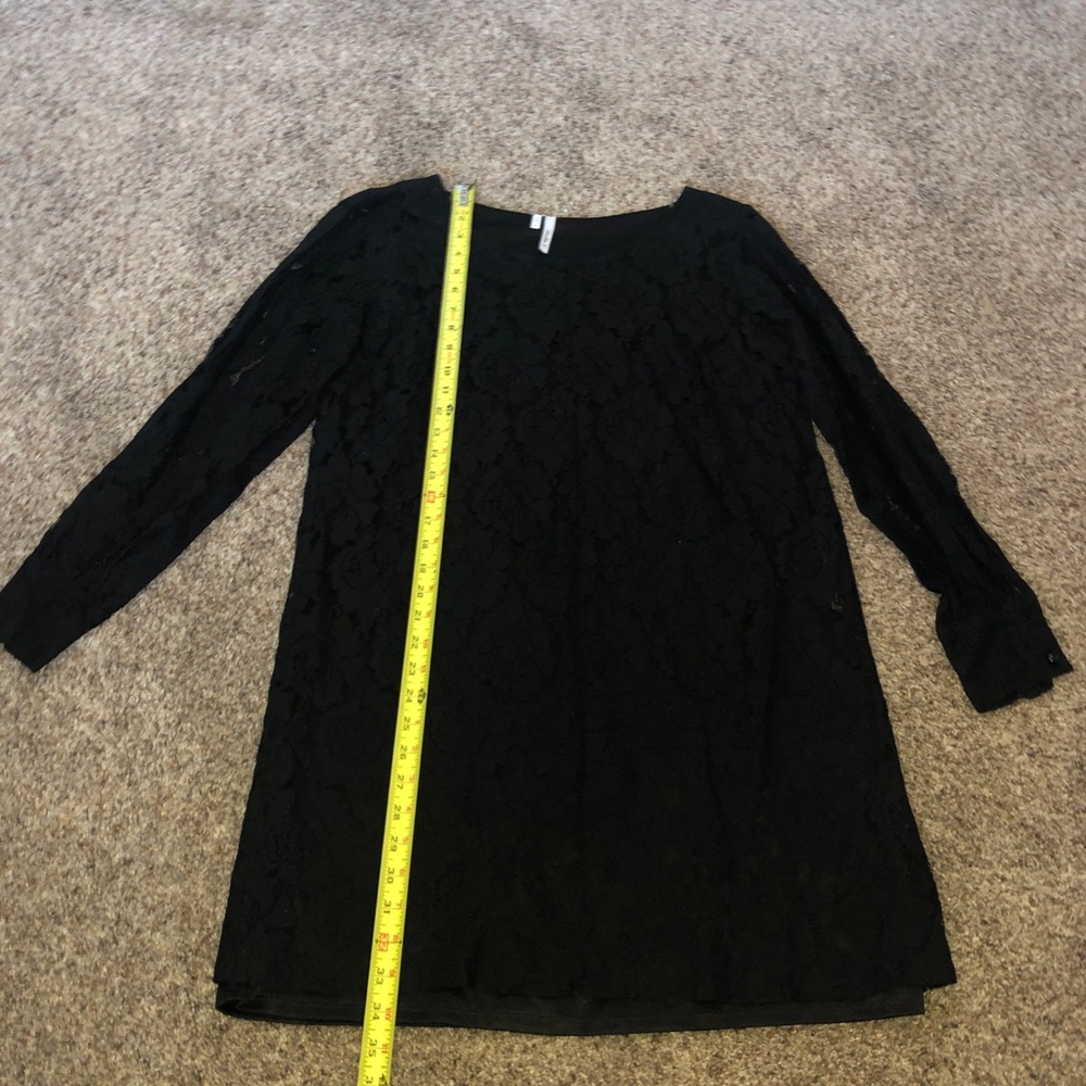 Lace Dress with long sleeves.